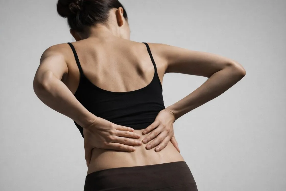 Patient receiving acupuncture for back pain at a TCM.ch clinic